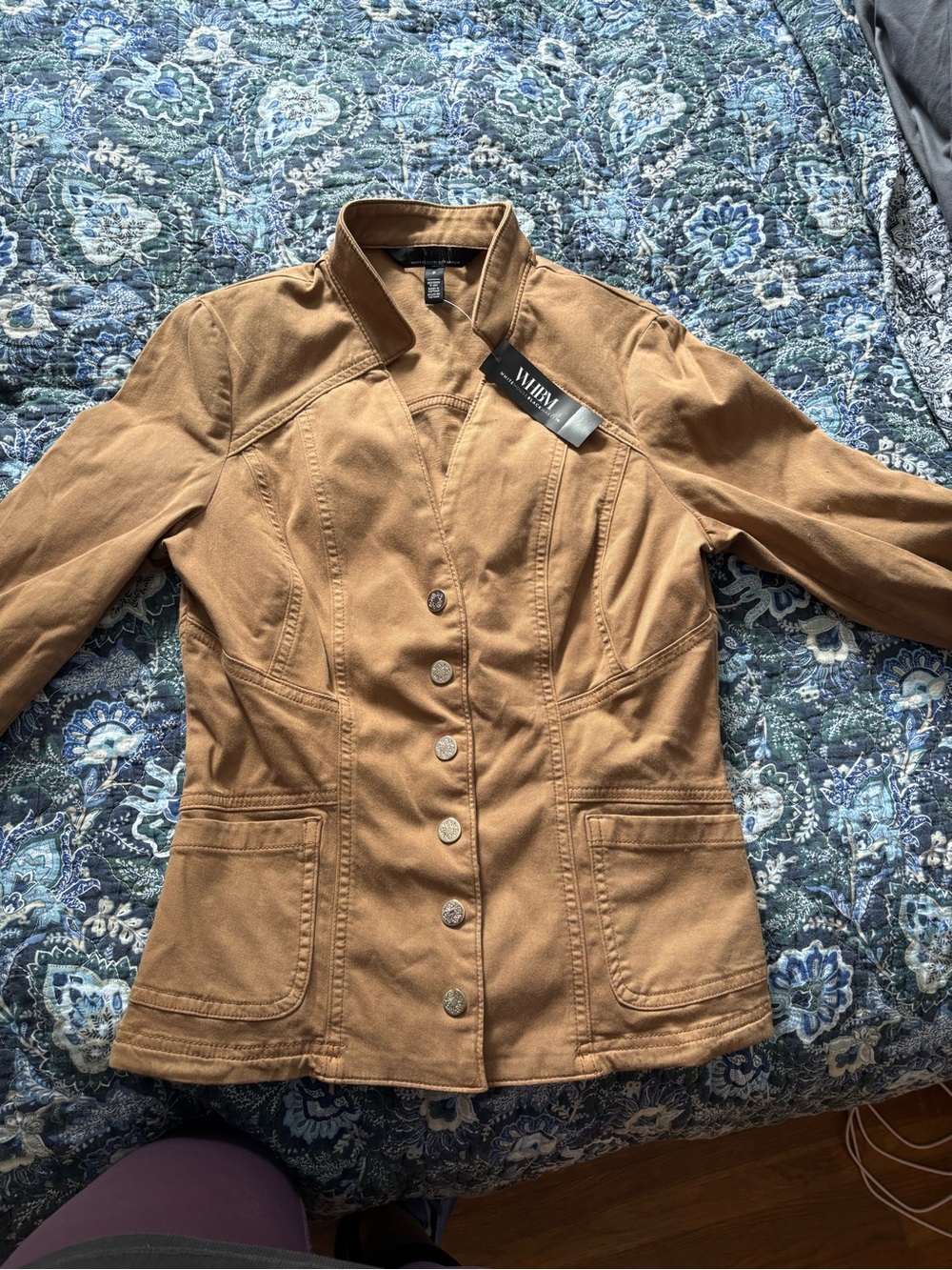 White House Black Market khaki blazer